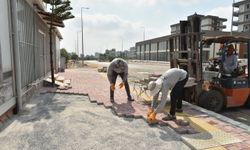 Aydoğmuş Mahallesi’nde kaldırım çalışması