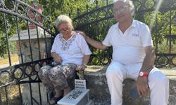 Ölen muhabbet kuşu için mermerden mezar yaptılar