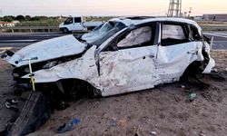 Otomobil takla attı: 1 ölü, 4 yaralı