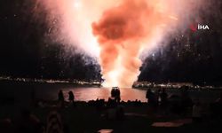 Havai fişek festivalinde yangın