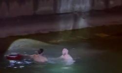 Uygulamaya girmemek için kanala atladı