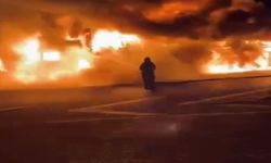 TIR alev topuna döndü