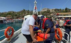 Sahil Güvenlik botuyla tahliye edildi