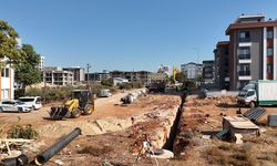 Aksu'da altyapı çalışması