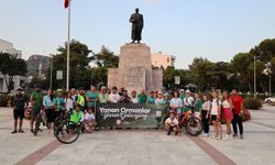 Orman yangınları için pedal çevirdiler