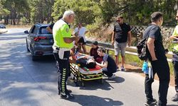 Motosikletle otomobil çarpıştı: 2 yaralı