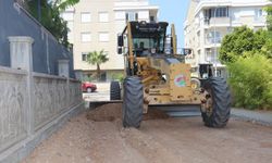 TOKİ Gazi konutlarında asfalt hazırlığı başladı