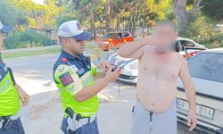 Manavgat'ta alkol testinde ilginç anlar