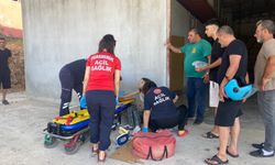 Motosiklet sürücüsü ölümden döndü