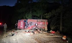 Arazöz devrildi: 2 orman işçisi yaralı