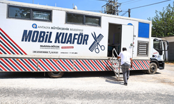 Mobil kuaför TIR'ı yaylalarda