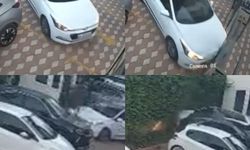 Kadın sürücü komşusunu ezdi