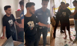 Rafın arkasında yakalandı