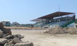 İsmail Ogan Stadyumu'nda yenileme çalışması