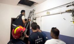 Cezaevi firarisi çatıda yakalandı