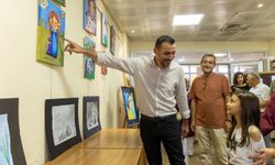 Manavgat'ta çocuklar için sergi