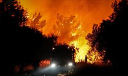 Yangından dolayı  üç köy boşaltıldı