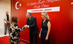 Antalya'da 30 Ağustos resepsiyonu