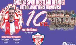 Antalyaspor efsanesi adına ayak tenisi turnuvası