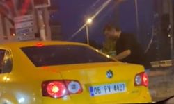 Tartıştığı kadını tekmeleyerek darp etti