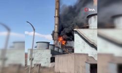 Termik santralde yangın