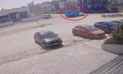 Manavgat'ta kaza anı kamerada