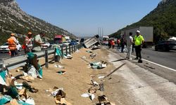 TIR ortalığı savaş alanına çevirdi