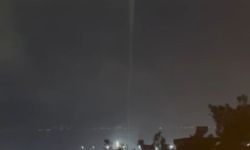 Denizde çıkan hortum kamerada