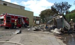 Tüp bomba gibi patladı