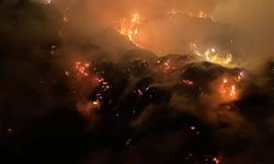 2 bin saman balyası yandı