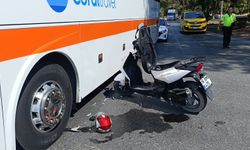Kaza yapan turistten ilginç hareket