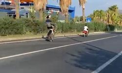 Trafikte tehlikeli hareketler kamerada