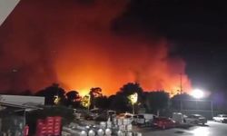 Aksu'da ormanlık alanda yangın