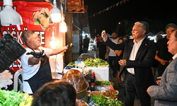 Başkan Uysal festival alanında