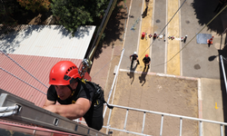 İtfaiye adayları zorlu parkurlarda