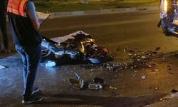 Motosiklet sürücüsü kazada hayatını kaybetti