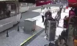 Tramvay yayaya çarptı