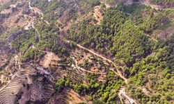 Sapadere'deki bağlantı yolu asfalta hazırlanıyor