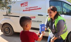 Halk Süt 10 bin çocuğa ulaştırıldı