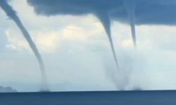 Denizde hortum paniği