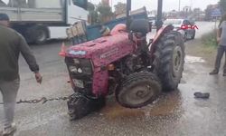 TIR'la çarpışan traktörün sürücüsü öldü