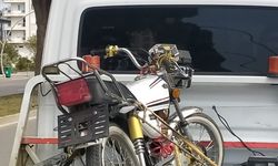 Ehliyetsiz ve plakasız motorcuya ceza yağdı