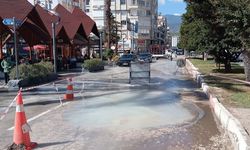 Kumluca'da su borusu isyan ettirdi