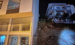 Heyelan nedeniyle  bir ev tahliye edildi