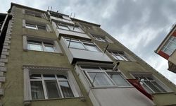 Kadın 5. kattan düştü
