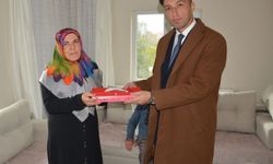 Korkuteli'de şehit ailesine ziyaret