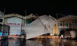 Demre'de hortum, Kaş'ta yağış