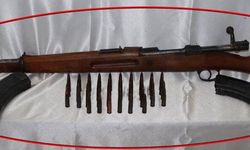 1’inci Dünya Savaşı’ndan kalma tüfek ele geçirildi