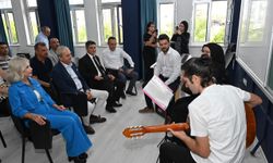 Kocagöz'den müzik sınıfına ziyaret