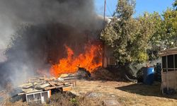 Sera sökümü sırasında yangın çıktı